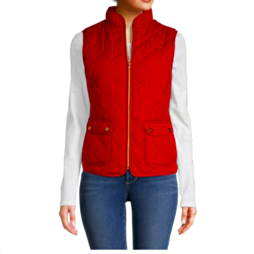 Women's red vest